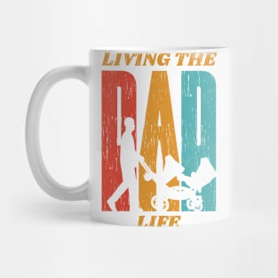 Living the Dad Live - Retro Design Mug